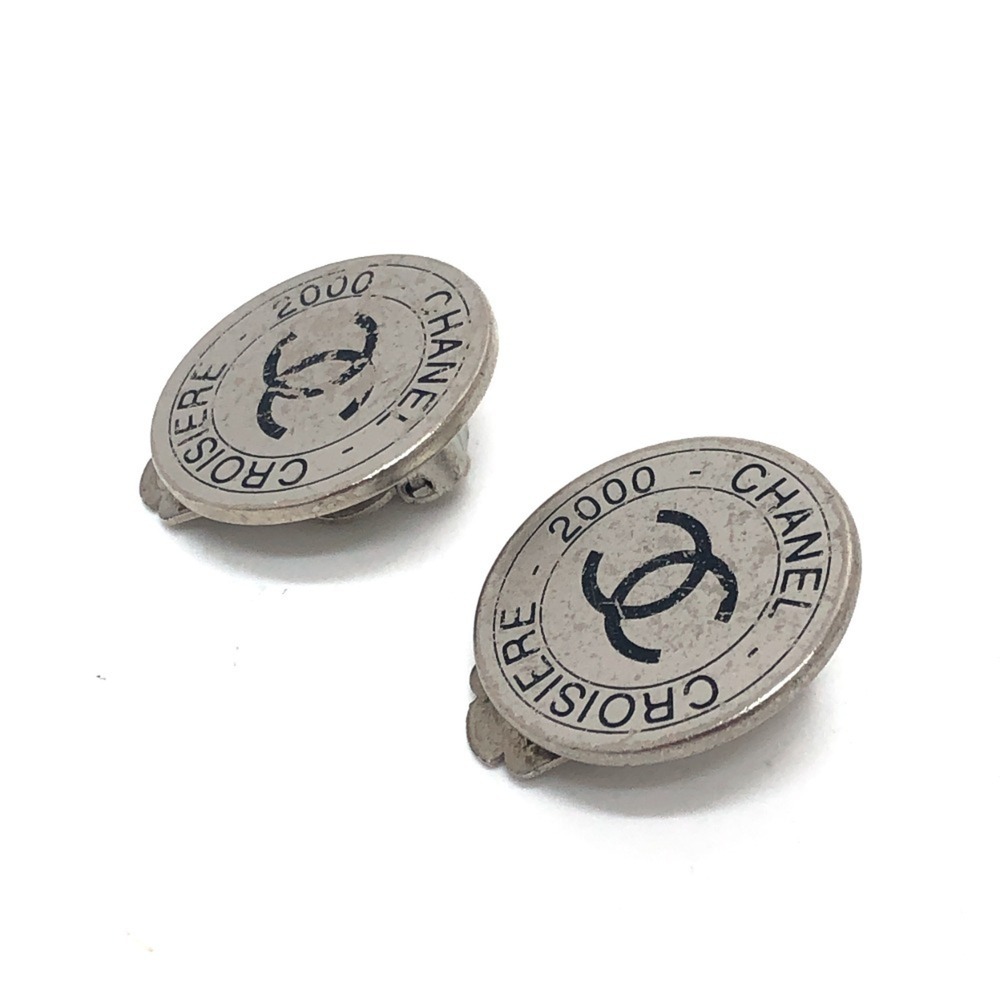 CHANEL 00C Coco Mark 2000 CROISIERE Earrings, Accessories, Metal, Women's, Si...
